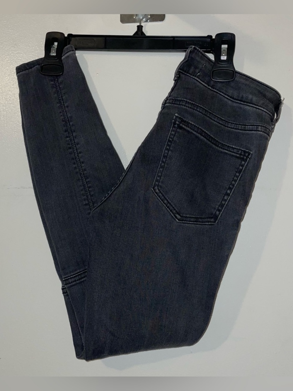 Free People We The Free Gwyneth Moto Skinny Jeans Ankle Zip Size 25